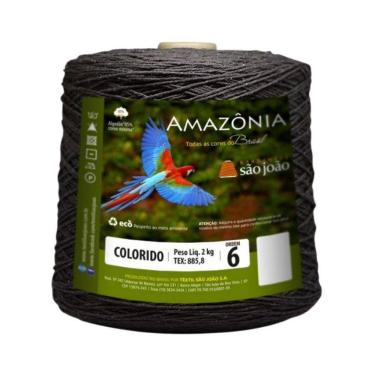 Imagem de Barbante Amazonia 2kg Fio 6 Crochê Tricô