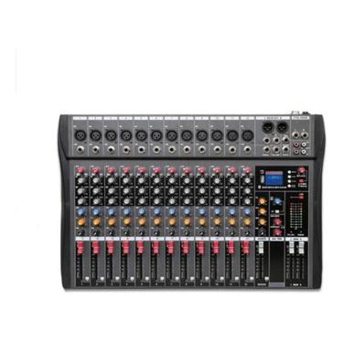 Imagem de Console Le-712 Mesa De Som 12 Canais Bluetooth Usb Mixer Mp3
