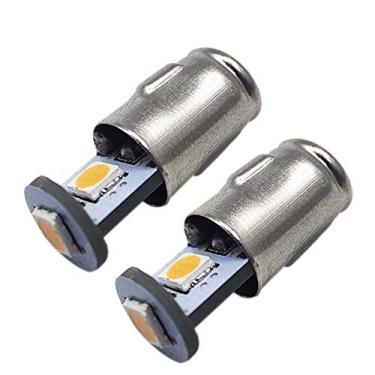 Imagem de Ruiandsion 2 lâmpadas de LED 3898 BA7S amarelas 12V 3030 3SMD Chipsets lâmpadas de substituição para luzes de advertência de painel de instrumentos interiores de carro