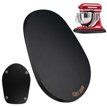 Imagem de ANOTION Bandeja deslizante de bambu para utensílios de cozinha – Slider compatível com Kitchen Aid 3,5 a 4,5 Qt, acessórios e acessórios de bancada, controle deslizante ideal para batedeira de