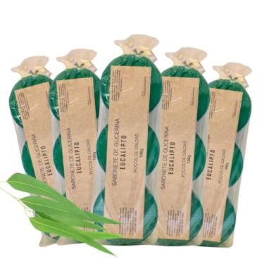 Imagem de Sabonete de Eucalipto e Glicerina Artesanal - Kit 15 barras - Poços De Caldas