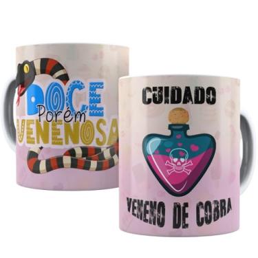 Imagem de Canecas de Porcelana Branca Personalizadas Coleção Insultos (veneno de cobra)