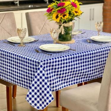 Imagem de Toalha de Mesa Xadrez Estampada Retangular Festa Junina - Millenia Dec