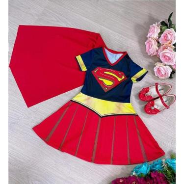 Imagem de Fantasia Super Girl - Sementinhas , Vermelho, GG