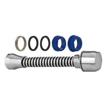 Imagem de Extensor arejador flexível abs cromado p/ torneira deca docol fabrimar
