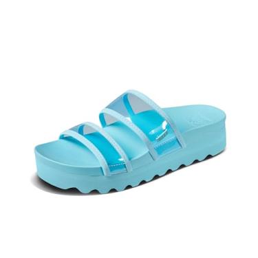 Imagem de Reef Sandália feminina Vista Hi Energy Slide, Azul claro, 35