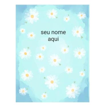 Imagem de Planner financeiro capa margarida azul - 3 - Produto Artesanal