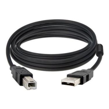 Imagem de Cabo USB p/ Impresora 5M 2.0 Preto - Mega