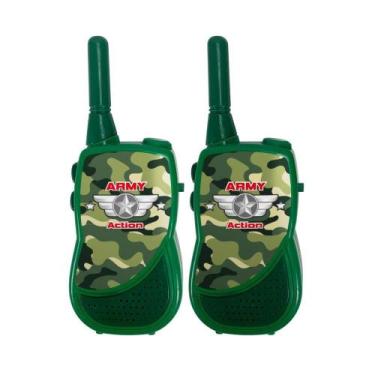 Imagem de Walkie Talkie ARMY Action com Lanterna - DM TOYS