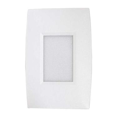 Imagem de Kit 3X Luminária Balizador Led Parede Escada 3000k caixa 4x2 St759 - S