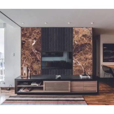 Imagem de Papel de Parede  Marmore e Ripado Tedencia  (folha med. 90x300 cm) - D