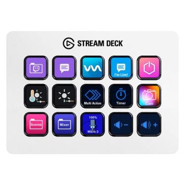 Imagem de Controlador Corsair Elgato Stream Deck MK.2 - 10GBA9901, branco