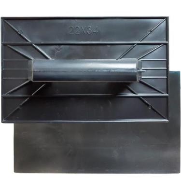 Imagem de Desempenadeira Lisa Plástico Resistente - 18x30 PRETA - CNS