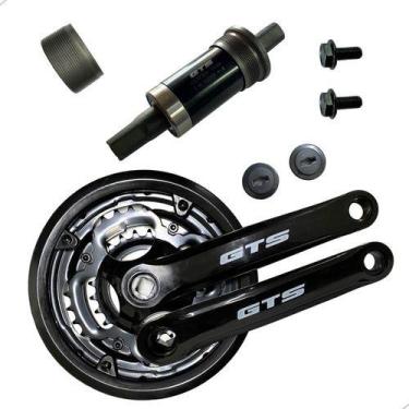 Imagem de Coroa Tripla Pedivela Gts P/ Bike Encapado Aro29/26 + Centro