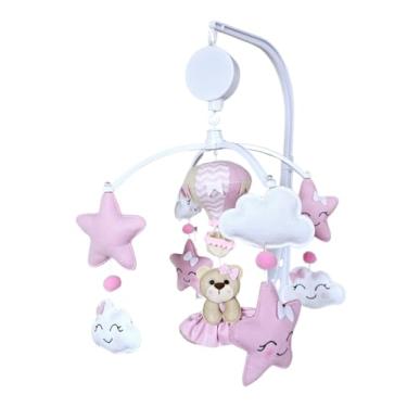 Imagem de Móbile Musical Giratório Ursa, Ursinha, Rosa, Berço Bebê