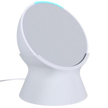 Imagem de Suporte Base Elevação de Mesa Com Organizador de Cabo Compatível com Alexa Pop