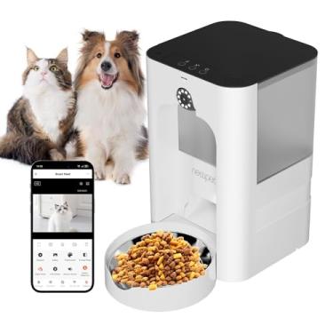 Imagem de Alimentador Pet Gato Cão Automático Wi-Fi Câmera Smart,Dispenser Racao 1080P HD,Áudio Bidirecional