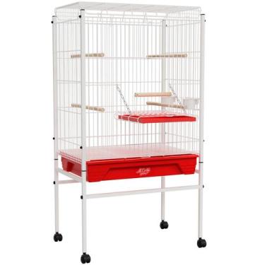 Imagem de Viveiro Grande para Calopsita Papagaio Ringneck Aves Luxo - Gaiolas Qu