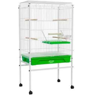 Imagem de Viveiro Grande para Calopsita Papagaio Ringneck Aves Luxo - Gaiolas Qu