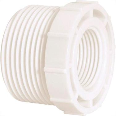 Imagem de Bucha Reducao Amanco Branca Rosca/Rosca 3/4X1/2 11529 - Kit C/50