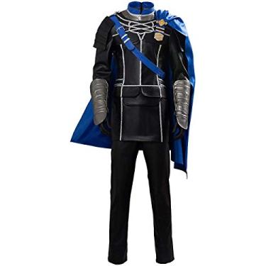 Imagem de Fire Emblem Three Houses Dimitri Alexandre Bladud Suit Warrior Battle Suit Conjunto completo Halloween Cosplay Fantasia masculina, Masculino, PP