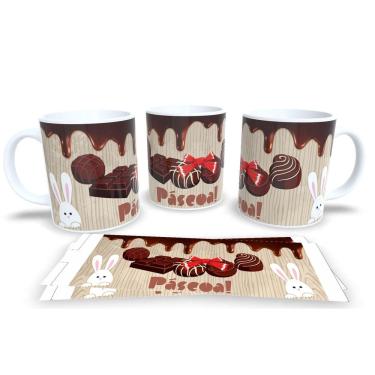 Imagem de Canecas de Porcelana Personalizada Páscoa Presentes Criativos e Cheios de Carinho