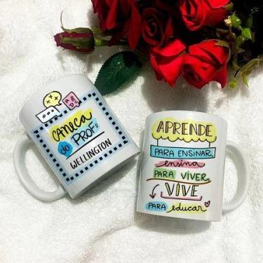 Imagem de Caneca Presente dia dos Professores Personalizada com nome - loja dink