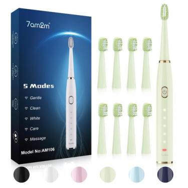 Imagem de Escova de Dentes Elétrica 7AM2M Sonic - 8 Cabeças para Adultos e Crian