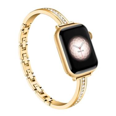 Imagem de Pulseira Missair Bling Jewel - Pulseira Metálica para Apple Watch 38-4