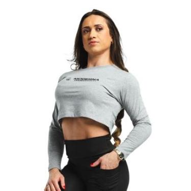 Imagem de Cropped Moderna Suplementos Manga Longa Feminino-Feminino