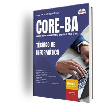 Imagem de Apostila CORE-BA  - Técnico de Informática - Apostilas Opção