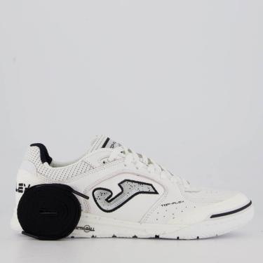 Imagem de Chuteira Joma Top Flex Rebound Futsal Preta e Branca  masculino