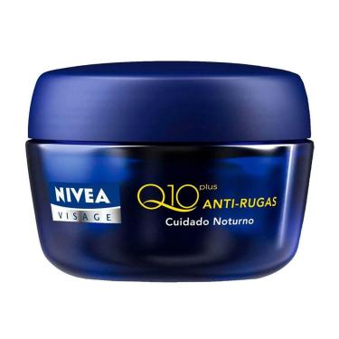 Imagem de Creme Antirrugas Nivea Q10 Plus Facial Noite com 50g