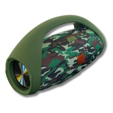 Imagem de Caixa de Som Portátil Boombox 2, Bluetooth, Design Camuflado Som Bluetooth Caixa Portátil Boombox Prova LED 53 Para Som 2