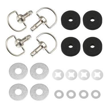 Imagem de Hihaha No.715003815 Pinos de telhado Parafusos de Liberação Rápida para Am X3 2017-2023/Interno/Plástico de Metal Durável/1 Conjunto Prateado