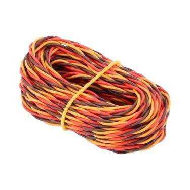 Imagem de Cabo de Extensão Servo 16 Pés (22AWG, 30 Núcleos) para Avião RC Futaba