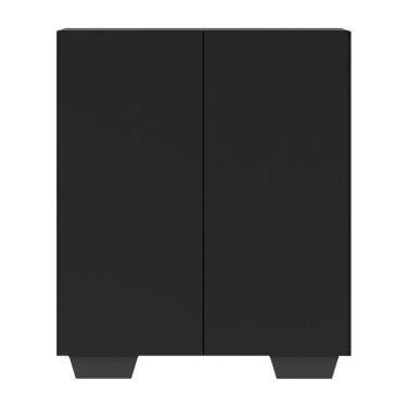 Imagem de Armário Lavanderia Com 2 Portas Multimóveis Preto