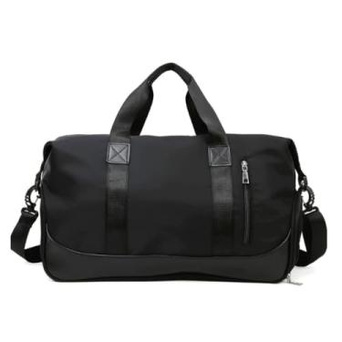 Imagem de Bolsa Mala Viagem de Mão Super Grande Transversal – Impermeável e Organizada para Viagens e Uso Diário (Preto)