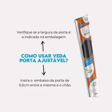 Imagem de Protetor Veda Porta Anti-Insetos 90cm Tradicional - BemPrat - Élpis Mó