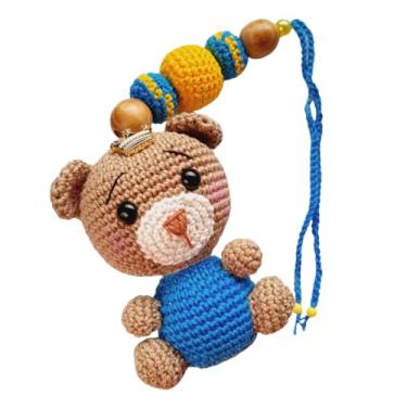 Imagem de Móbile Montessoriano de Amigurumi para Carrinho de Bebê (Urso001)