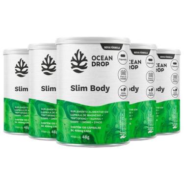 Imagem de Kit 5 Slim Body Ocean Drop Vegano 120 Cápsulas