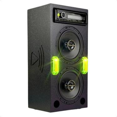 Imagem de Rádio Caixa De Som P/casa Bar Rancho Churrasco Usb Bluetooth LE-6304 -