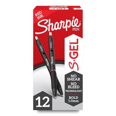 Imagem de Caneta Sharpie S.Gel Rt 1.0 Vermelho caixa com 12 Un
