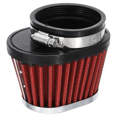 Imagem de PATIKIL Filtro de ar de motocicleta universal de 60 mm, filtro de ar de admissão de cabeça de cogumelo, braçadeira oval no limpador de motor de ar para bicicleta suja, motocicleta, ciclomotor