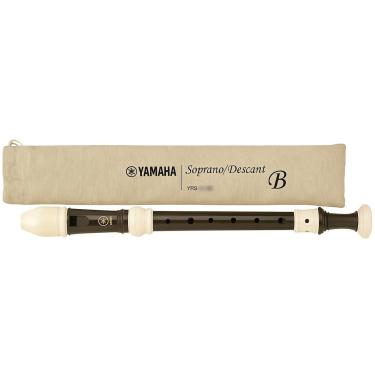 Imagem de Flauta Doce Yamaha Profissional Soprano Barroca Tom C Yrs32B