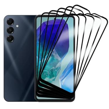 Imagem de 5 Películas De Vidro Temperado 3D Full Cover Para Samsung Galaxy M55 Proteção Anti Impacto Que Cobre Toda A Tela