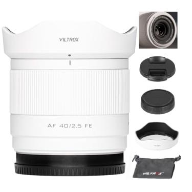 Imagem de VILTROX Suporte F2.5 FE de 40 mm para Sony, lente STM Prime de foco automático leve de quadro completo para câmeras Sony E-Mount A7C A7SII A7lll A7RIII A7IV A7RIV A9 A1 FX3 A7RV ZVE1 A7CR A7CII A93