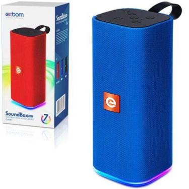 Imagem de Caixa de Som Bluetooth Multimidia FM/SD/Aux/Usb Led RGB Super Bass 034