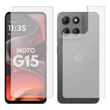 Imagem de Pelicula Hidrogel Frente Verso Compatível Motorola Moto G15 - Db