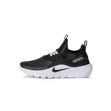 Imagem de Nike Tênis de corrida infantil Flex Runner 4, Preto/Preto/Branco, 21